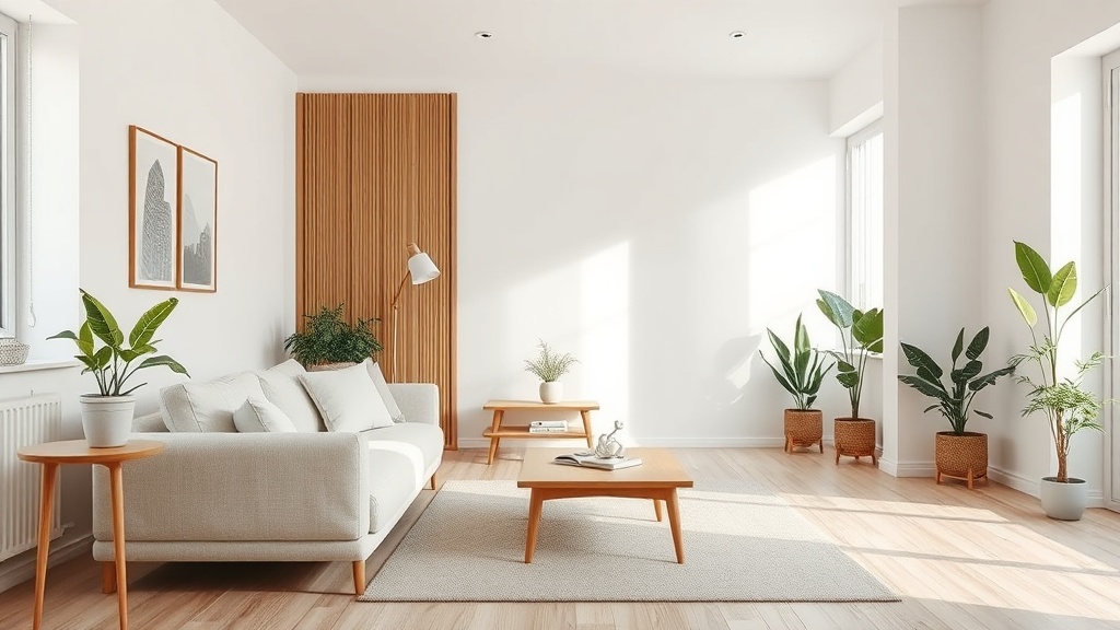 Japandi-Look im Wohnzimmer umsetzen: Materialien, Farben und Budget für 18 bis 25 qm